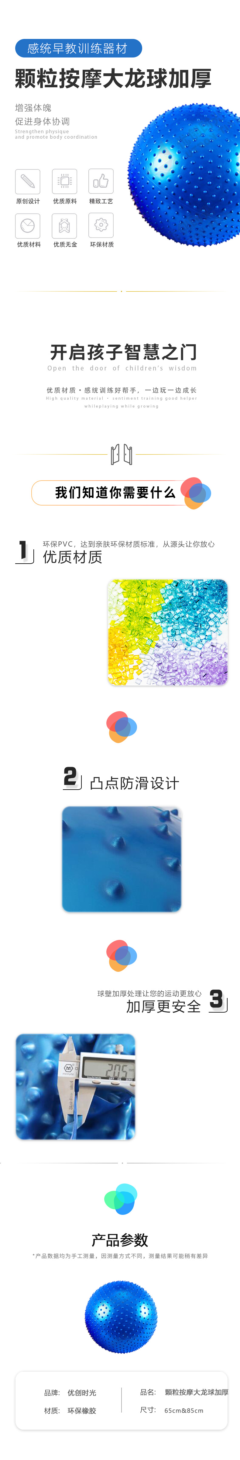 颗粒按摩大龙球加厚(图1)